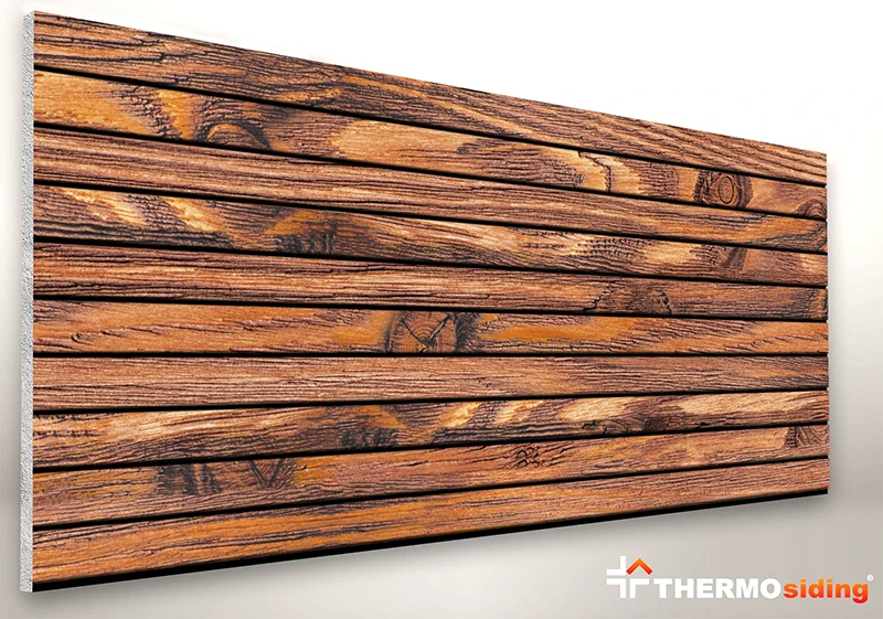 Ahşap Lambiri Strafor Dış Cephe Duvar Paneli