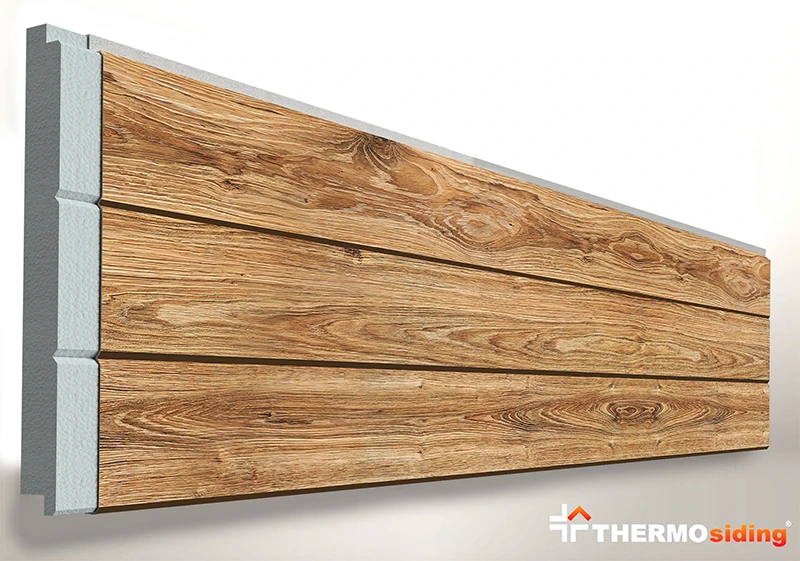 Ahşap Strafor Dış Cephe Duvar Paneli