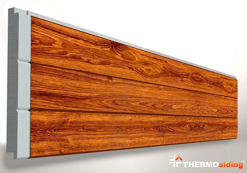 Ahşap Strafor Dış Cephe Duvar Paneli