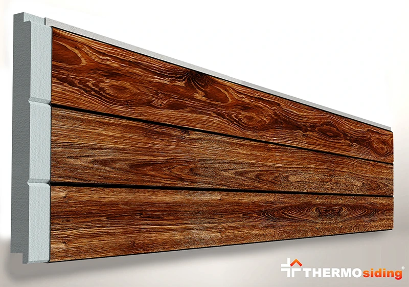 Ahşap Strafor Dış Cephe Duvar Paneli