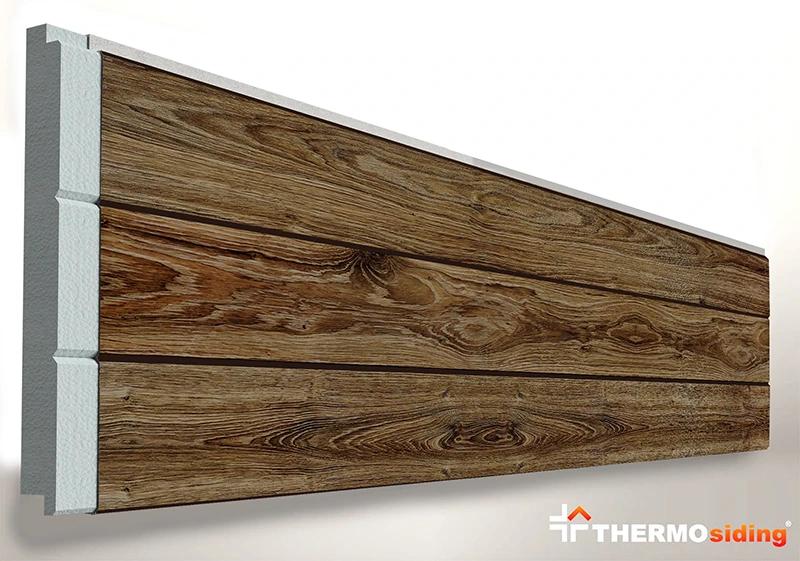 Ahşap Strafor Dış Cephe Duvar Paneli