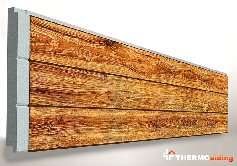 Ahşap Strafor Dış Cephe Duvar Paneli